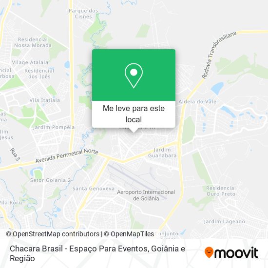 Chacara Brasil - Espaço Para Eventos mapa