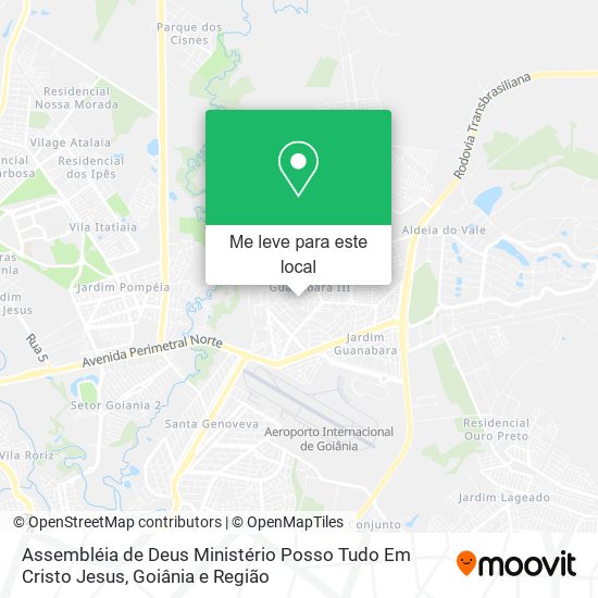 Assembléia de Deus Ministério Posso Tudo Em Cristo Jesus mapa