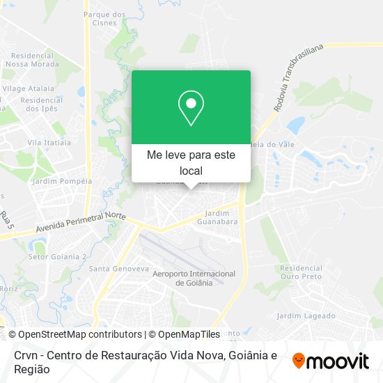 Crvn - Centro de Restauração Vida Nova mapa