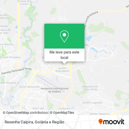 Resenha Caipira mapa