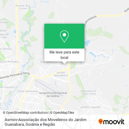 Asmov-Associação dos Moveleiros do Jardim Guanabara mapa