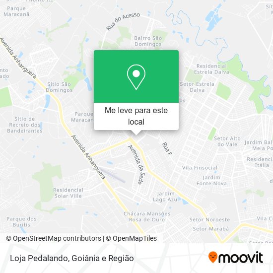 Loja Pedalando mapa