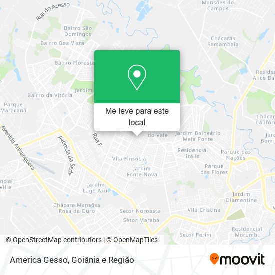 America Gesso mapa