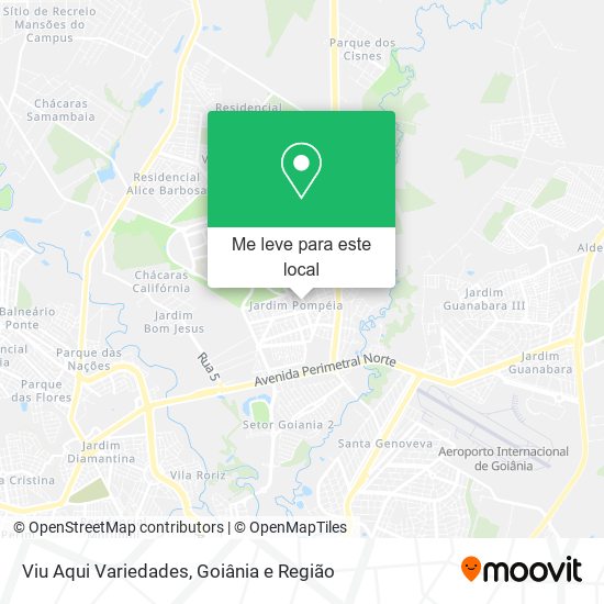 Viu Aqui Variedades mapa