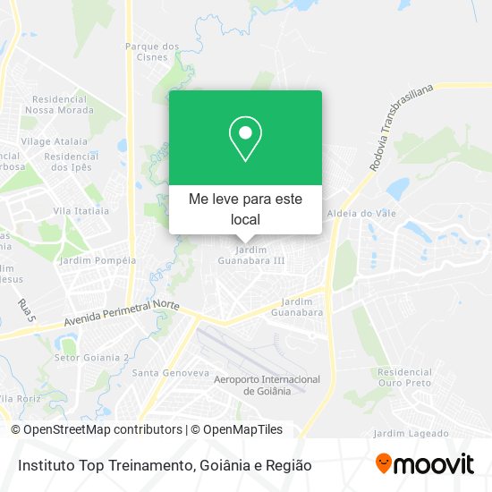 Instituto Top Treinamento mapa