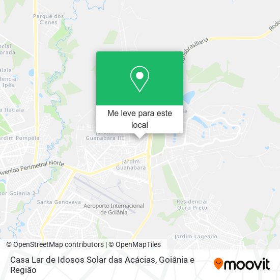 Casa Lar de Idosos Solar das Acácias mapa