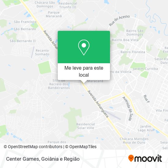 Center Games mapa