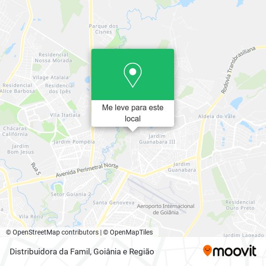 Distribuidora da Famil mapa