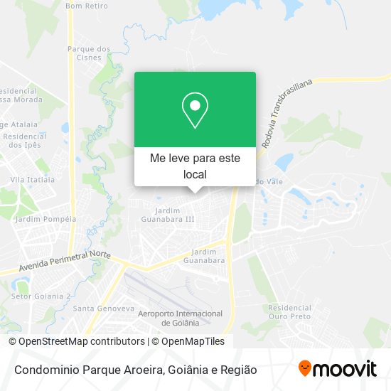Condominio Parque Aroeira mapa