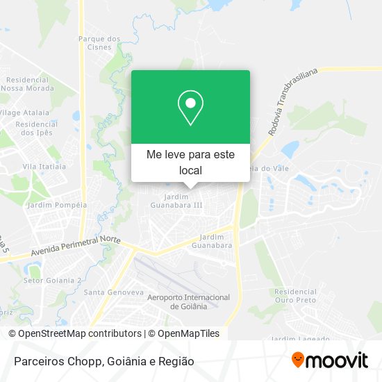 Parceiros Chopp mapa