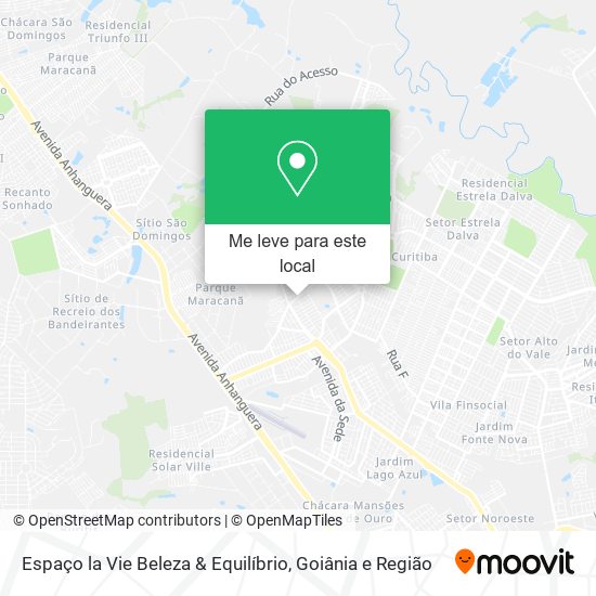 Espaço la Vie Beleza & Equilíbrio mapa
