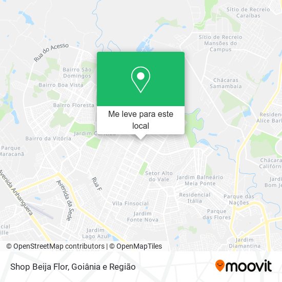 Shop Beija Flor mapa