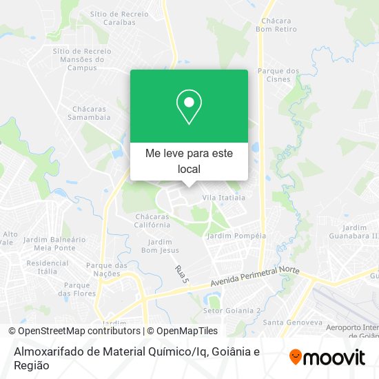 Almoxarifado de Material Químico / Iq mapa