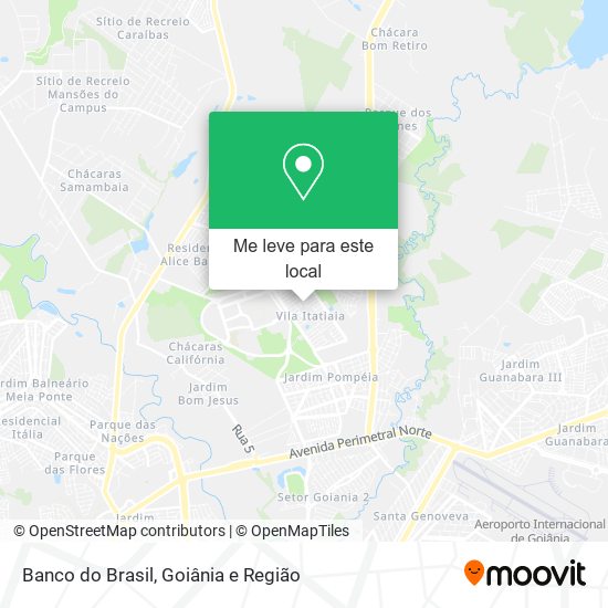 Banco do Brasil mapa