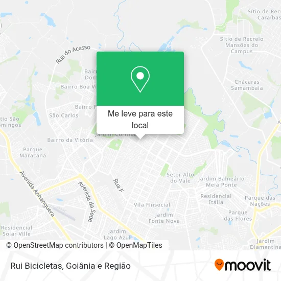 Rui Bicicletas mapa