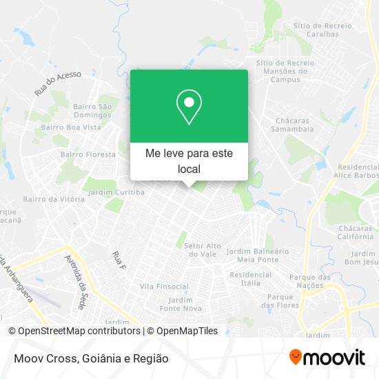 Moov Cross mapa