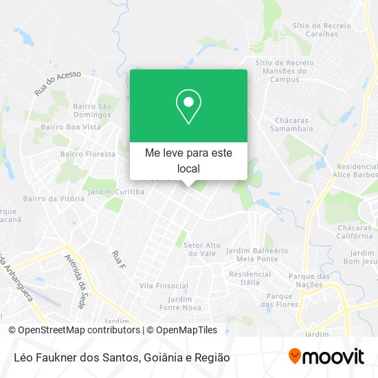 Léo Faukner dos Santos mapa