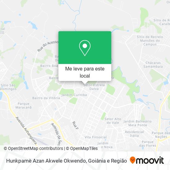 Hunkpamè Azan Akwele Okwendo mapa