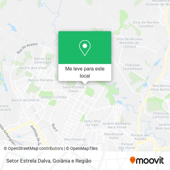 Setor Estrela Dalva mapa
