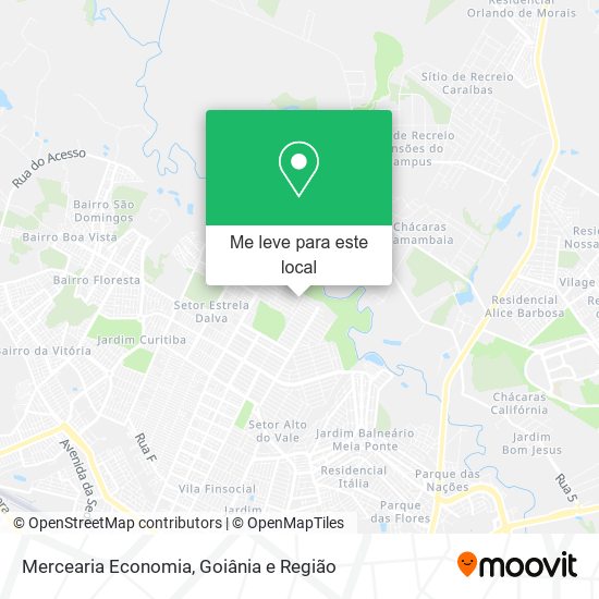 Mercearia Economia mapa