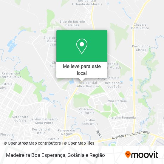 Madeireira Boa Esperança mapa