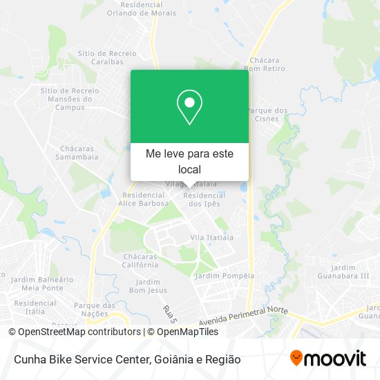 Cunha Bike Service Center mapa