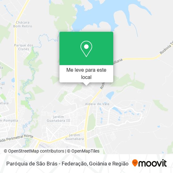 Paróquia de São Brás - Federação mapa