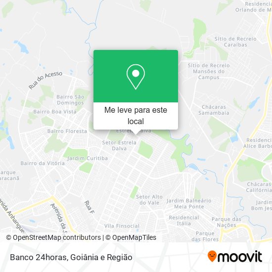 Banco 24horas mapa