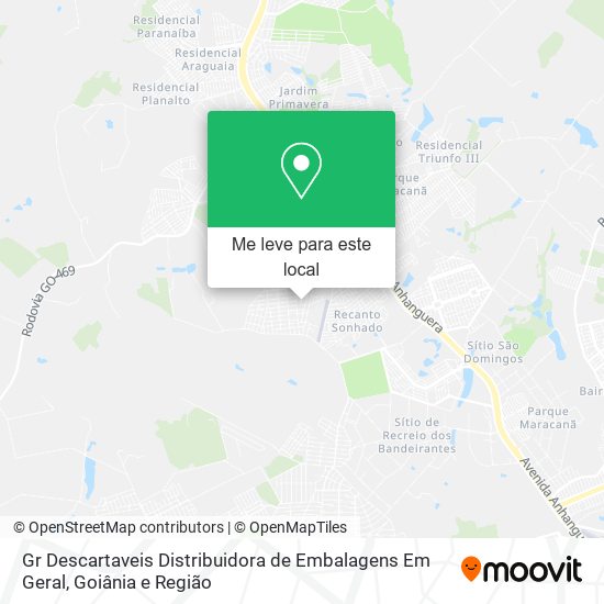 Gr Descartaveis Distribuidora de Embalagens Em Geral mapa