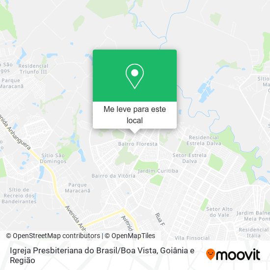 Igreja Presbiteriana do Brasil / Boa Vista mapa