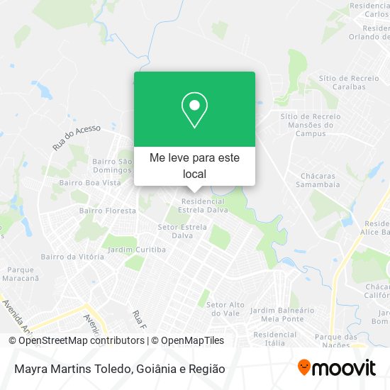 Mayra Martins Toledo mapa