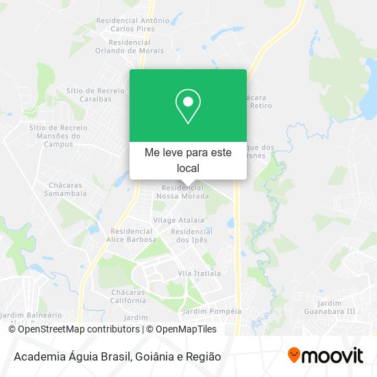 Academia Águia Brasil mapa