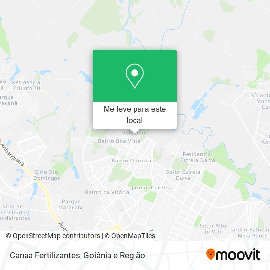 Canaa Fertilizantes mapa
