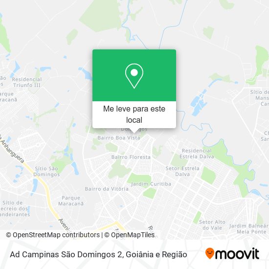 Ad Campinas São Domingos 2 mapa
