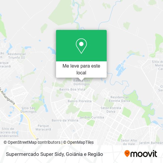 Supermercado Super Sidy mapa