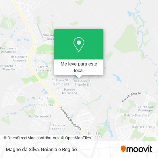 Magno da Silva mapa