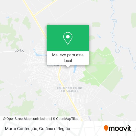 Marta Confecção mapa