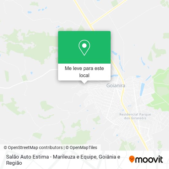 Salão Auto Estima - Marileuza e Equipe mapa