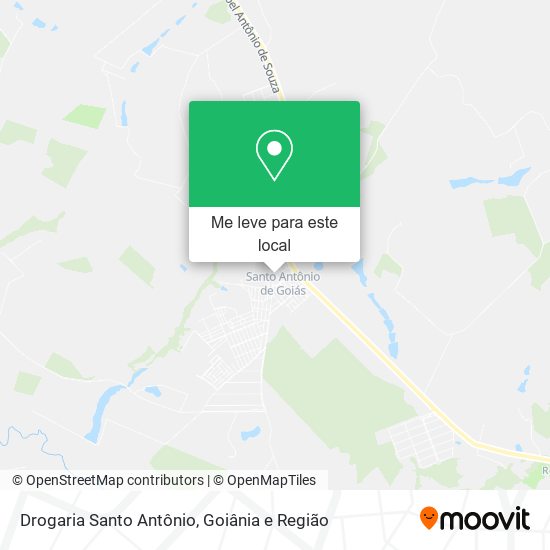 Drogaria Santo Antônio mapa