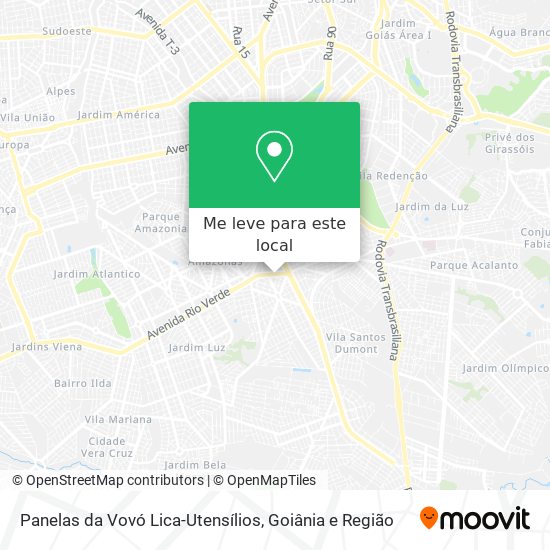 Panelas da Vovó Lica-Utensílios mapa