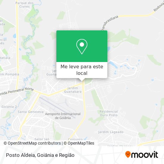 Posto Aldeia mapa
