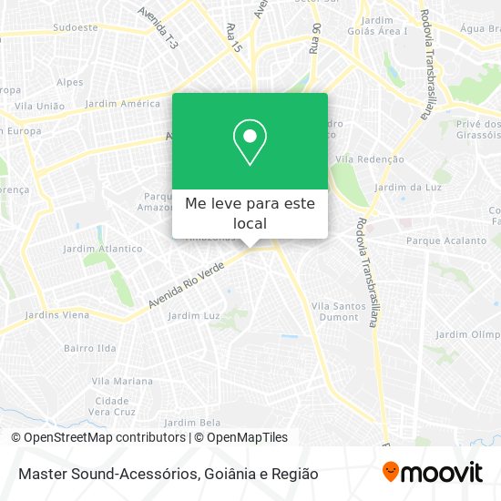 Master Sound-Acessórios mapa