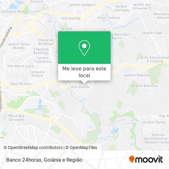 Banco 24horas mapa