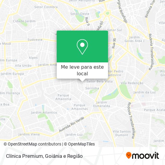 Clínica Premium mapa