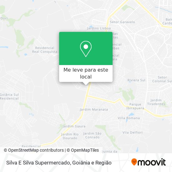 Silva E Silva Supermercado mapa