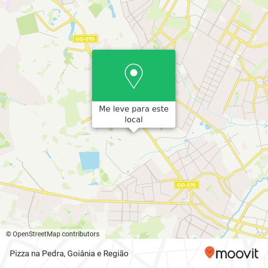 Pizza na Pedra, Estrada 115 Chácaras São Joaquim Goiânia-GO 74470-170 mapa