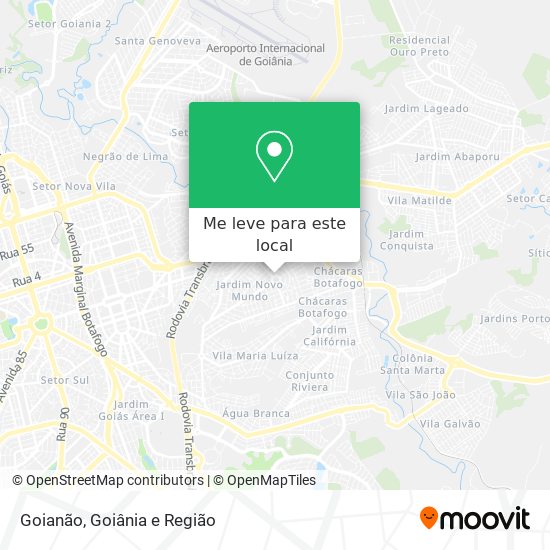 Goianão mapa