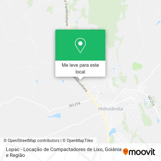 Lopac - Locação de Compactadores de Lixo mapa