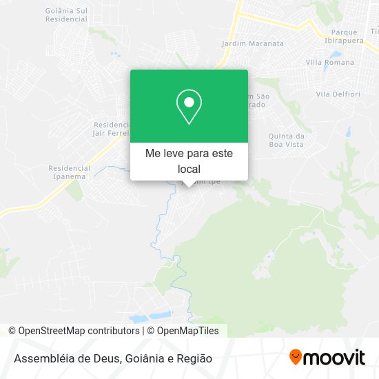 Assembléia de Deus mapa