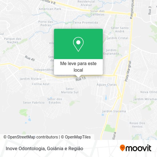 Inove Odontologia mapa